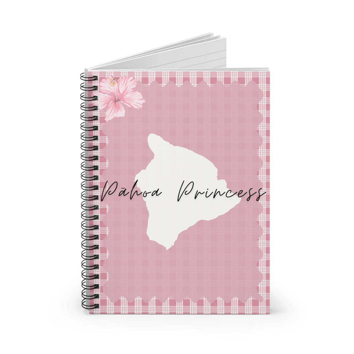 Pink Palaka -Pāhoa Princess- Notebook