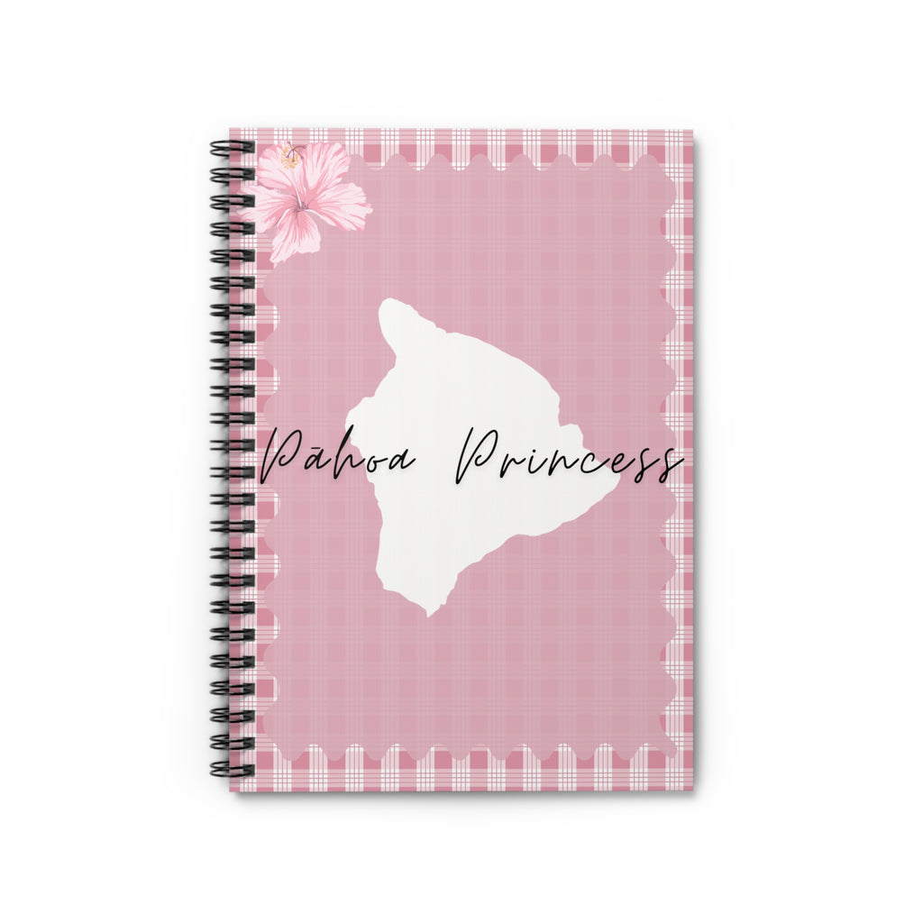 Pink Palaka -Pāhoa Princess- Notebook