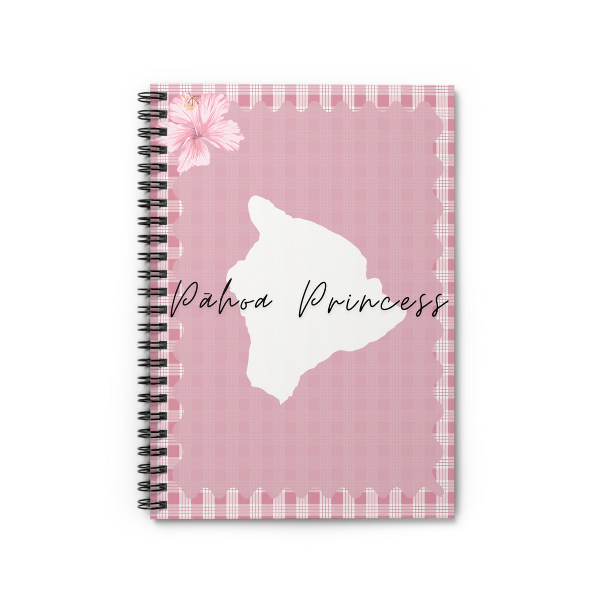 Pink Palaka -Pāhoa Princess- Notebook