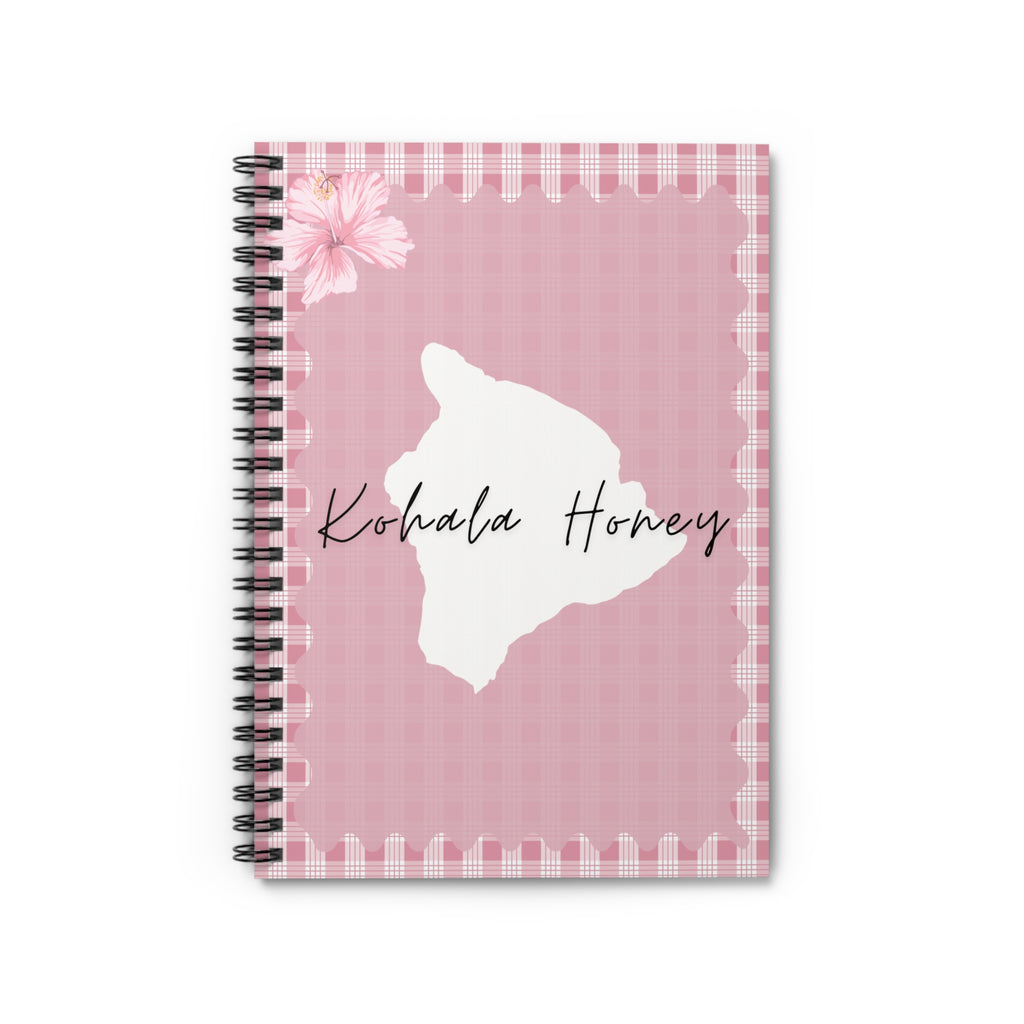 Pink Palaka -Kohala Honey- Notebook
