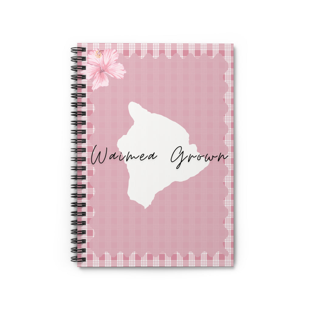 Pink Palaka -Waimea Grown- Notebook
