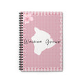 Pink Palaka -Waimea Grown- Notebook