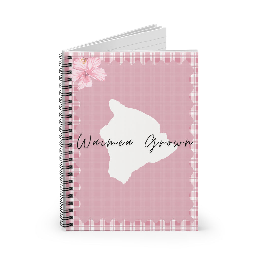 Pink Palaka -Waimea Grown- Notebook