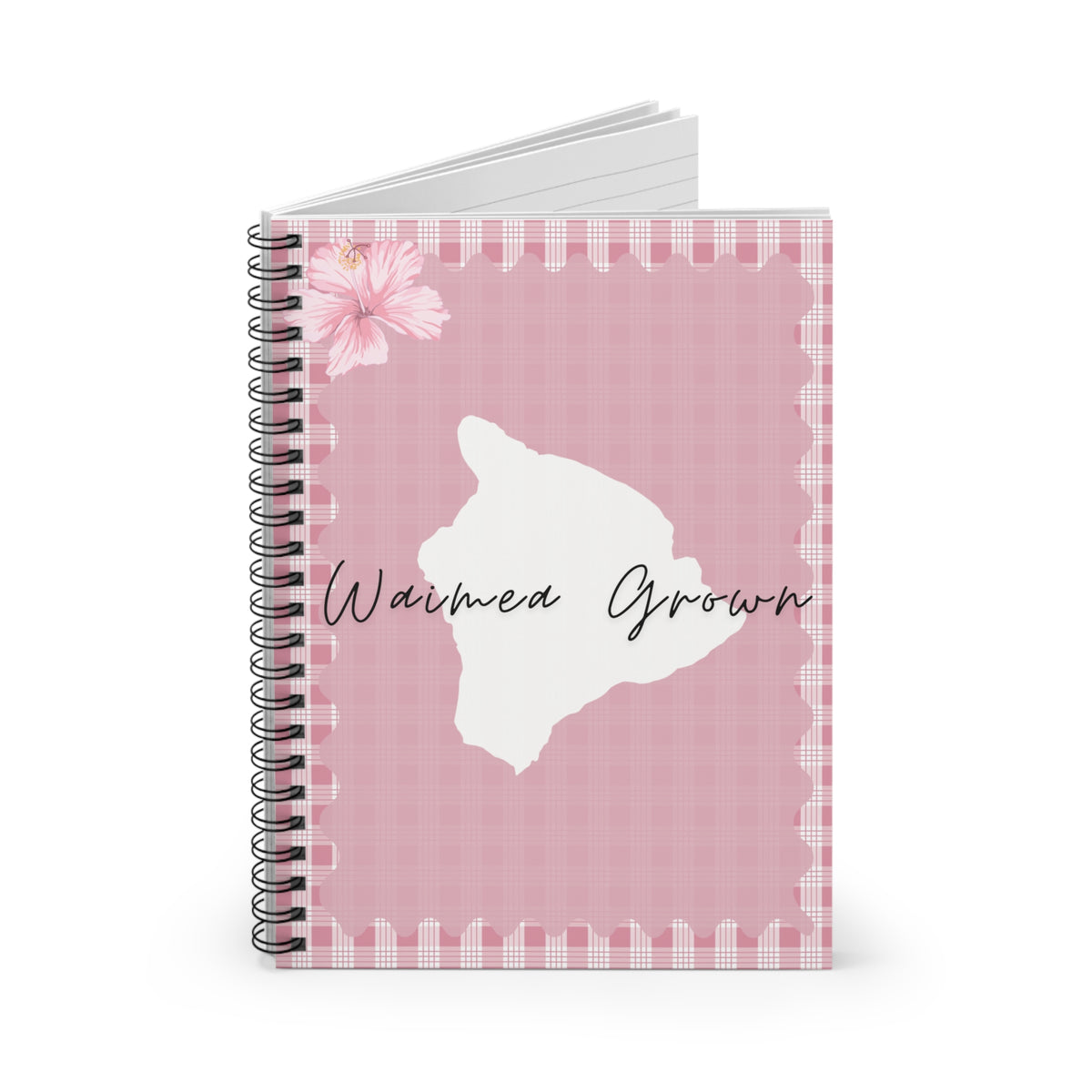 Pink Palaka -Waimea Grown- Notebook