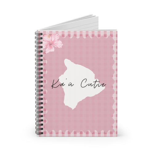 Pink Palaka -Ka’ū Cutie- Notebook