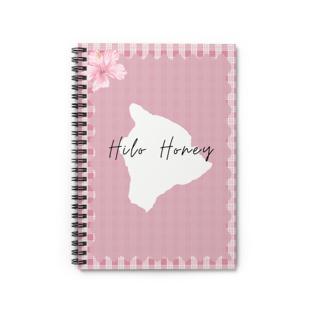 Pink Palaka -Hilo Honey- Notebook