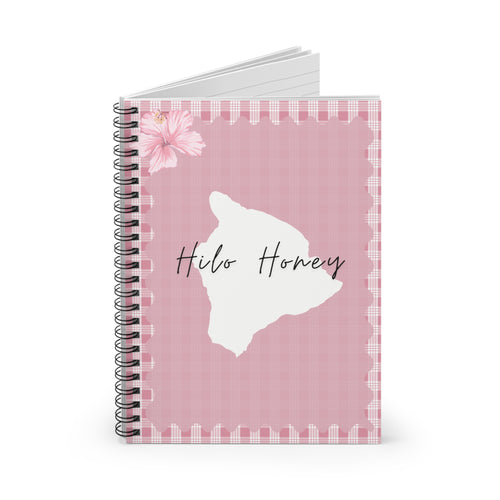 Pink Palaka -Hilo Honey- Notebook