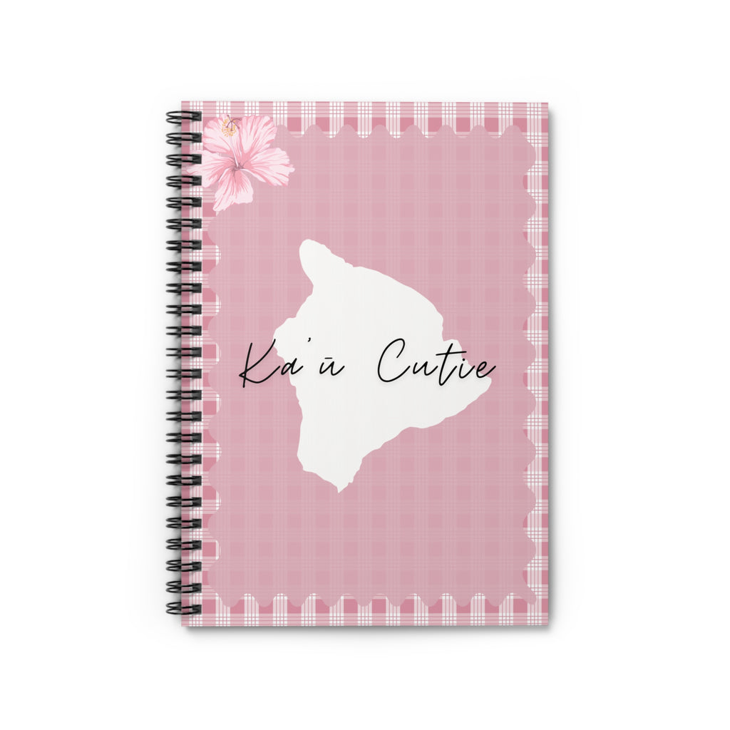 Pink Palaka -Ka’ū Cutie- Notebook
